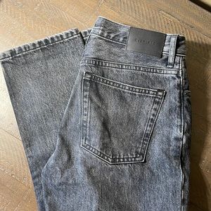 Everlane Washed Black Jeans